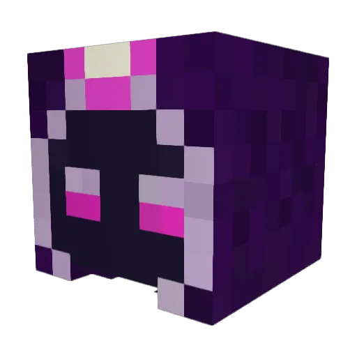 VoidWave72 Minecraft avatar head, 3D render
