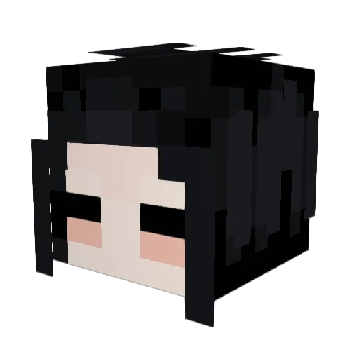 VoidWest Minecraft avatar head, 3D render