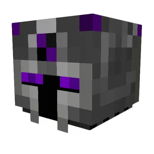 VoidXL Minecraft avatar head, 3D render