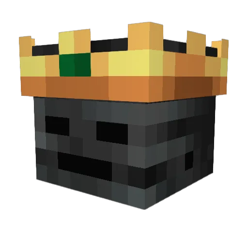 VoidXf Minecraft avatar head, 3D render