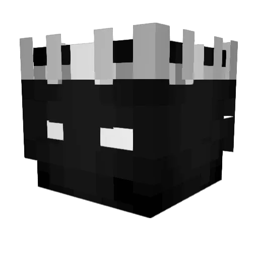 VoidZeke Minecraft avatar head, 3D render