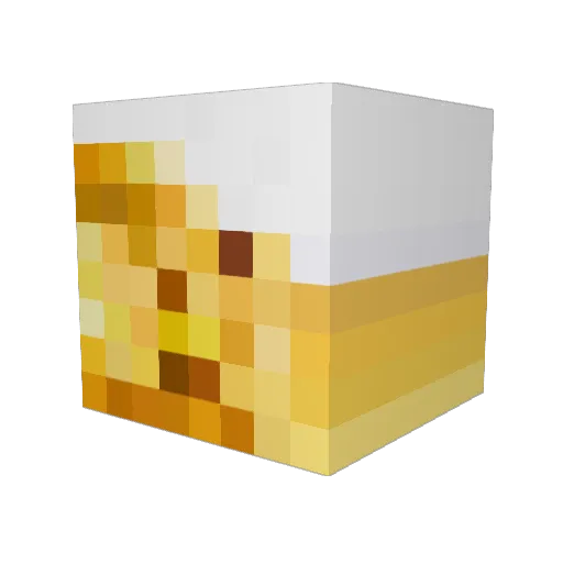 VoidZyzzz Minecraft avatar head, 3D render