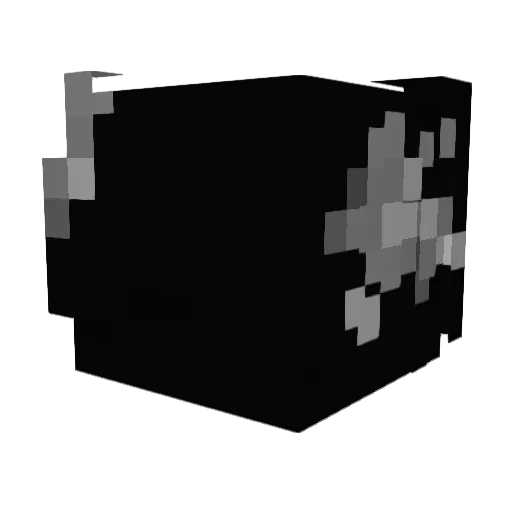 Void_155 Minecraft avatar head, 3D render