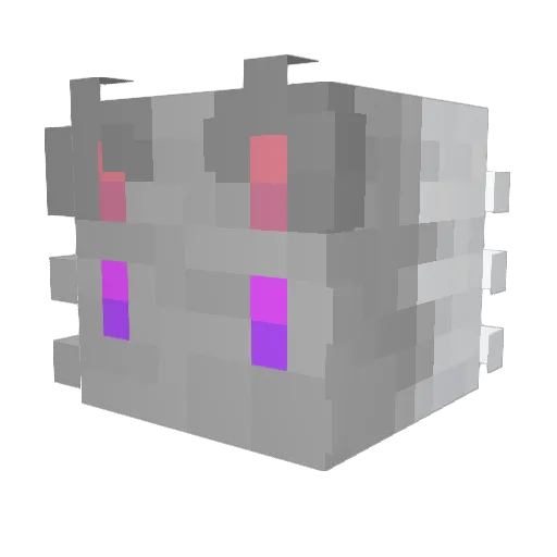 Void_Devourer223 Minecraft avatar head, 3D render