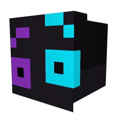 Void_Guyyy Minecraft avatar head, 3D render