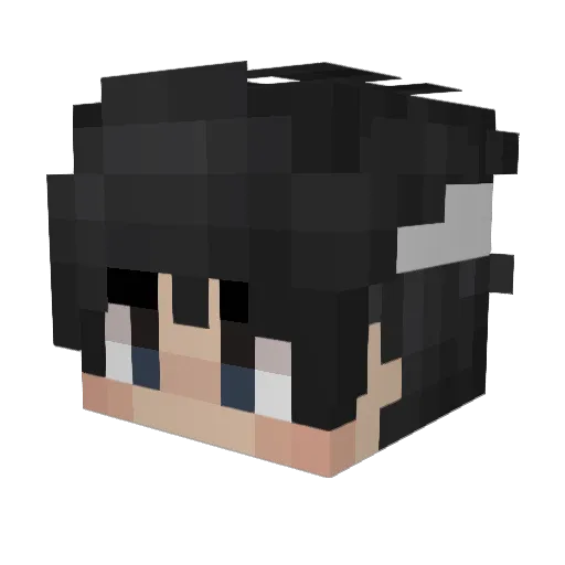 Void_Rampage Minecraft avatar head, 3D render