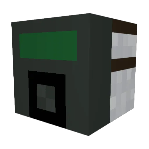 Void_runner32 Minecraft avatar head, 3D render