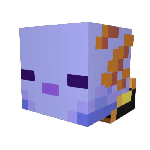 Voidborn1310 Minecraft avatar head, 3D render