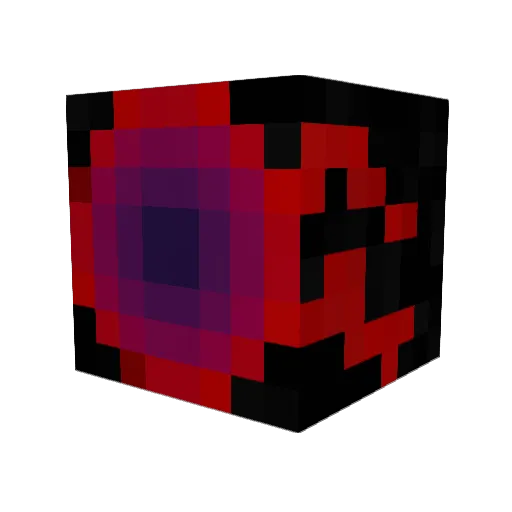 Voidcast_ Minecraft avatar head, 3D render