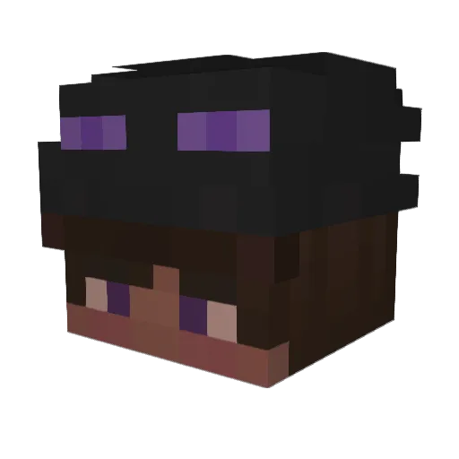 Voidra4962 Minecraft avatar head, 3D render