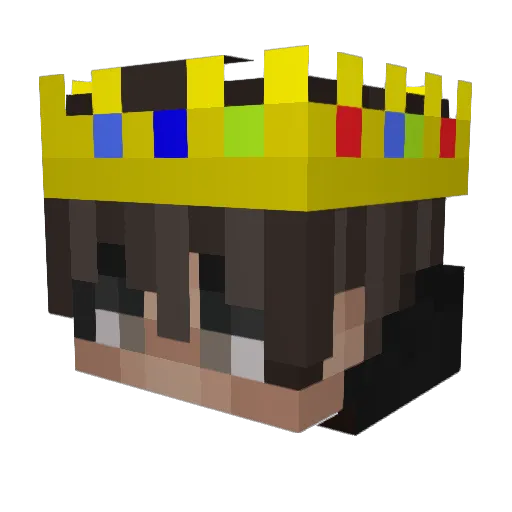 VoidsEcho Minecraft avatar head, 3D render