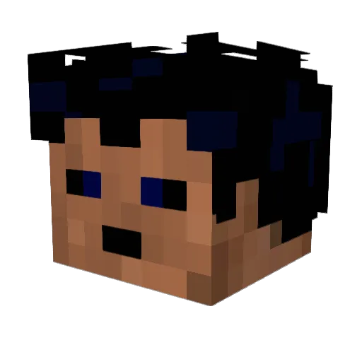 Voids_Avatars Minecraft avatar head, 3D render