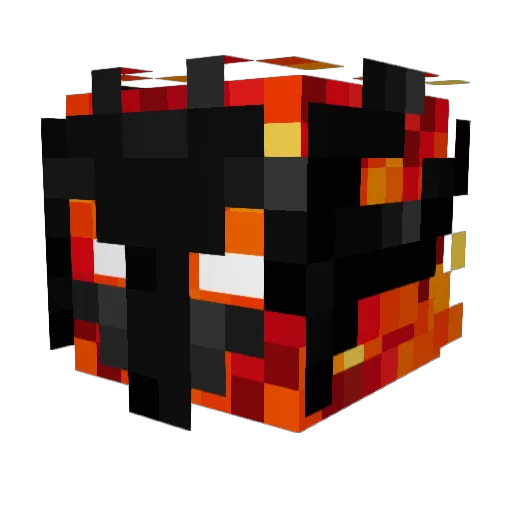 Voidwyrm1 Minecraft avatar head, 3D render