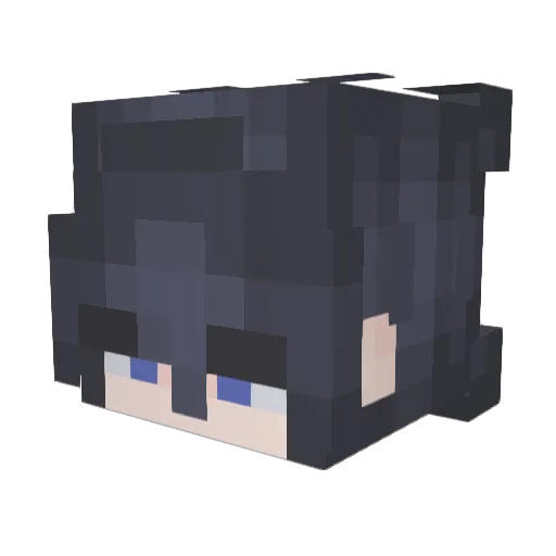 VoidxJay Minecraft avatar head, 3D render