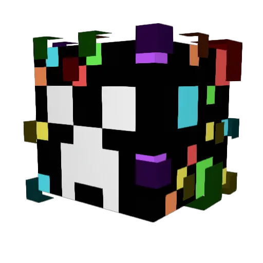 Voidyzzzz Minecraft avatar head, 3D render