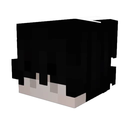 VoidzinPvP Minecraft avatar head, 3D render