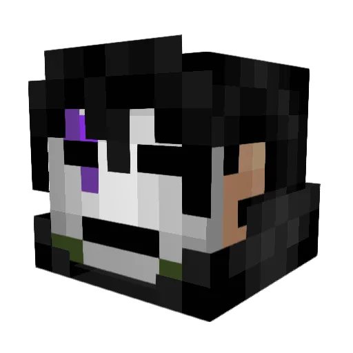 Vojo359 Minecraft avatar head, 3D render