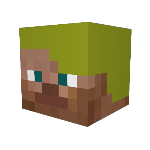Vojta20075 Minecraft avatar head, 3D render