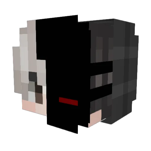 Voker228 Minecraft avatar head, 3D render