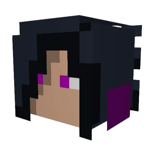 VolTigerThicc Minecraft avatar head, 3D render
