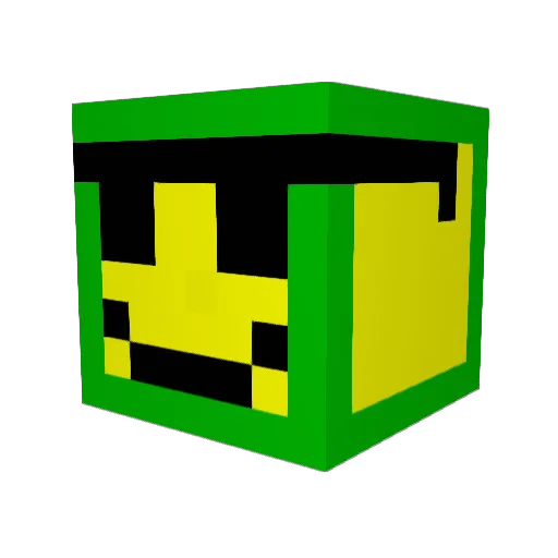 Volan6 Minecraft avatar head, 3D render