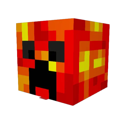 VolatilePotato Minecraft avatar head, 3D render
