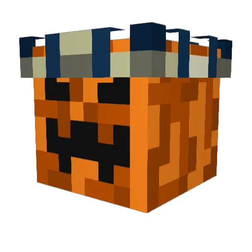 Volboo Minecraft avatar head, 3D render