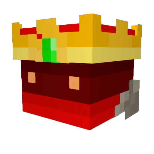 Volcaneex_ Minecraft avatar head, 3D render