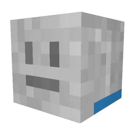 VolcanicLeo71 Minecraft avatar head, 3D render