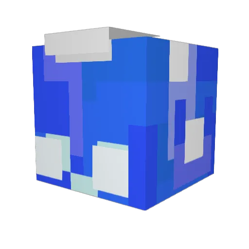 VolcanicRifle Minecraft avatar head, 3D render