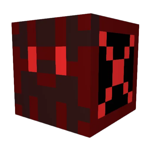 Volcaruss Minecraft avatar head, 3D render