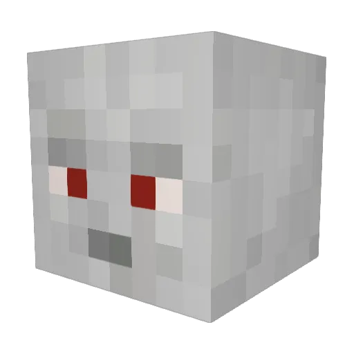 Vold3mord Minecraft avatar head, 3D render