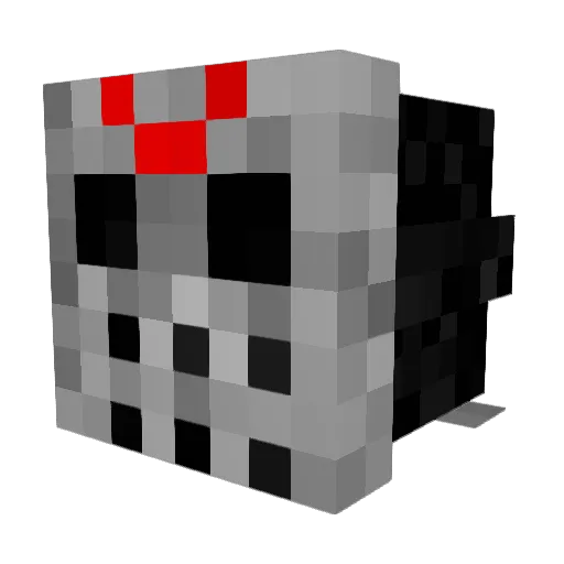 Voldar88 Minecraft avatar head, 3D render