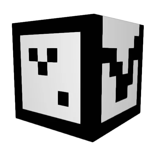 Voldelo Minecraft avatar head, 3D render