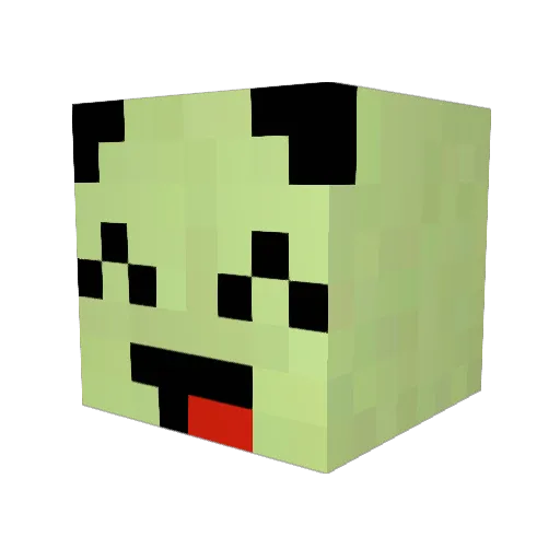 Voldemort4242 Minecraft avatar head, 3D render