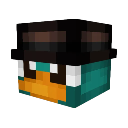 VoldemortLol Minecraft avatar head, 3D render