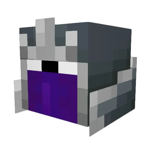 Volerclaw Minecraft avatar head, 3D render
