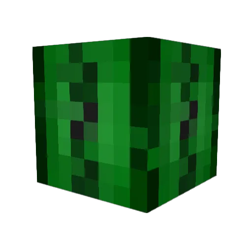 Volfire4 Minecraft avatar head, 3D render