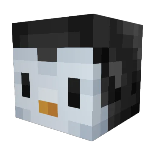 Volg05 Minecraft avatar head, 3D render