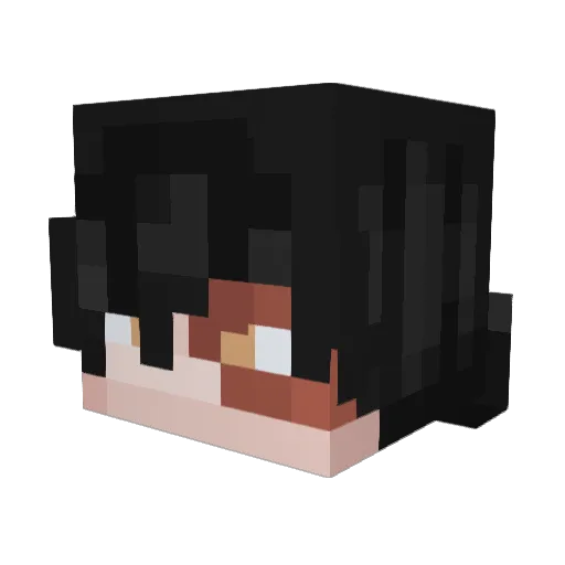 Volgendo Minecraft avatar head, 3D render
