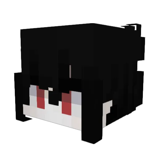 Voling Minecraft avatar head, 3D render