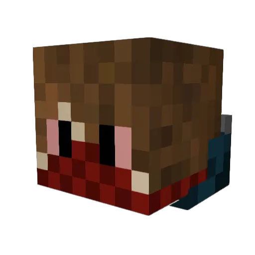 VolitantArt221 Minecraft avatar head, 3D render
