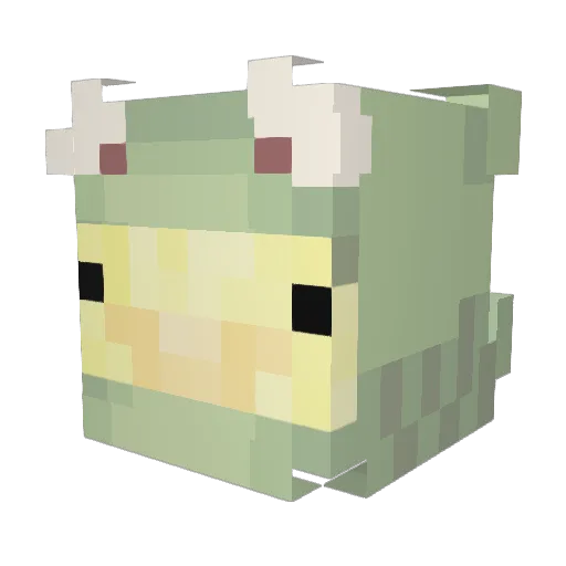 Volitide2 Minecraft avatar head, 3D render