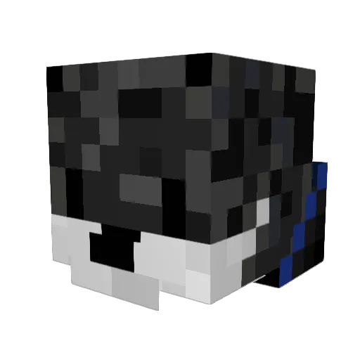 Volkensen Minecraft avatar head, 3D render