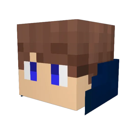 VolkerXP Minecraft avatar head, 3D render