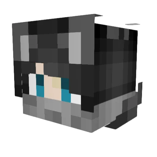 Volkodak Minecraft avatar head, 3D render