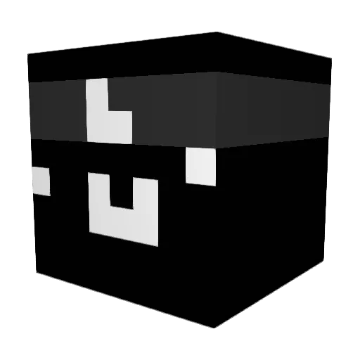 Voller Minecraft avatar head, 3D render