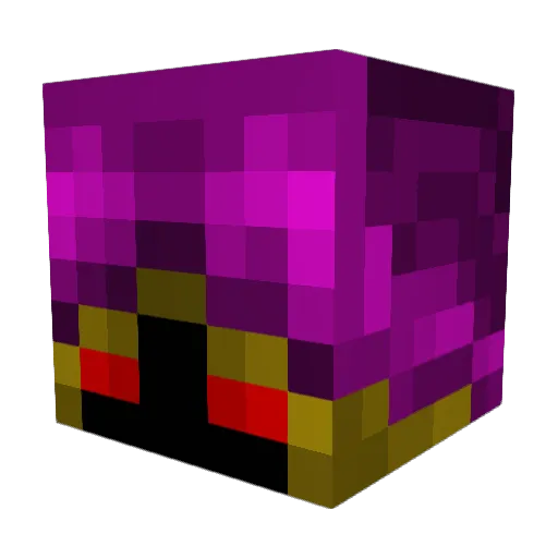 Volotur Minecraft avatar head, 3D render