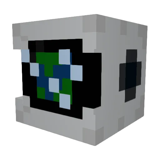 Volpidash Minecraft avatar head, 3D render