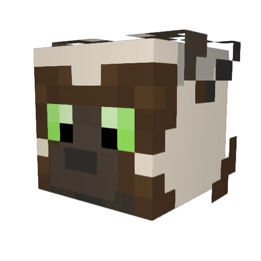 Volskaar Minecraft avatar head, 3D render